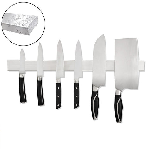 Wall-Mounted Kitchen Knife Storage Rack – Space-Saving Magnetic Holder & Organizer for Knives and Utensils