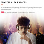 Wireless TV Headphones – On-Ear, Deep Bass, Comfortable Fit, Long-Range Bluetooth Audio for TV, Music & Gaming