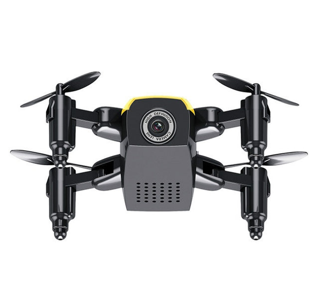 Micro Foldable RC Drone – 3D Quadcopter with Steering Wheel Remote, WiFi Camera & App Control