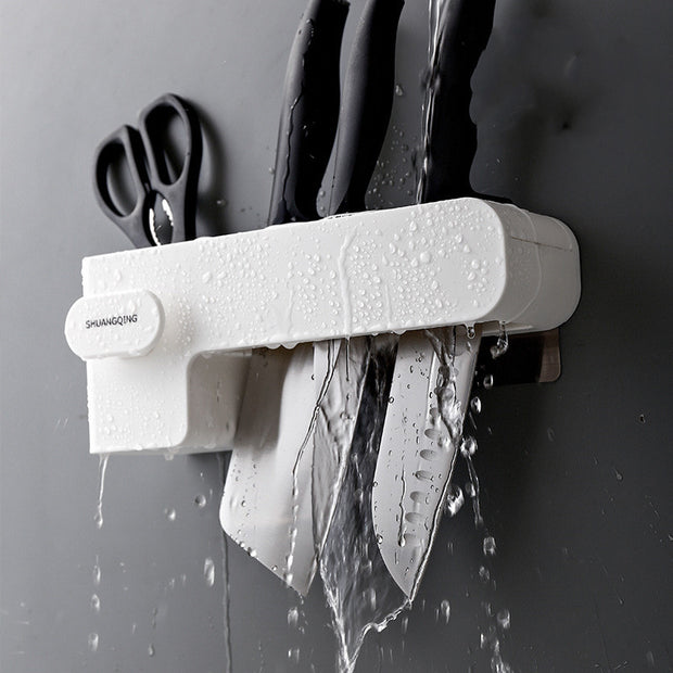 Premium Kitchen Knife Rack – Space-Saving Knife Holder & Organizer for Safe Kitchen Storage