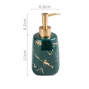 Elegant Ceramic Bathroom Wash Set – 5-Piece Luxury Bathroom Accessories