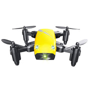 Micro Foldable RC Drone – 3D Quadcopter with Steering Wheel Remote, WiFi Camera & App Control