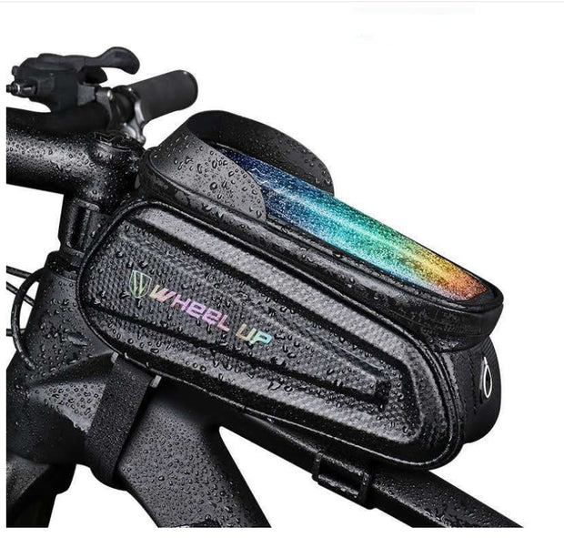 Waterproof Bicycle Handlebar Bag with Touch Screen – Mountain Bike Phone Holder & Riding Storage Equipment