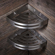 Premium Bathroom Corner Shelf – Space-Saving Wall-Mounted Storage Rack for Shower & Toiletries