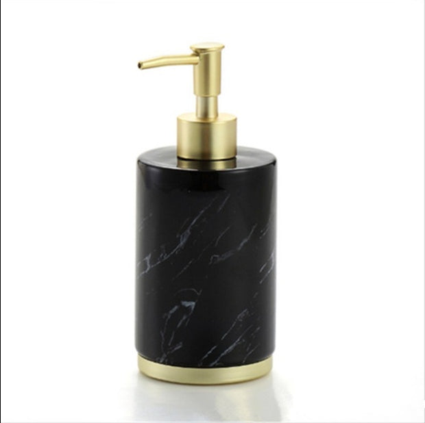 Luxury Ceramic Bathroom Accessories Set – High-End 5-Piece Bathroom Vanity Kit