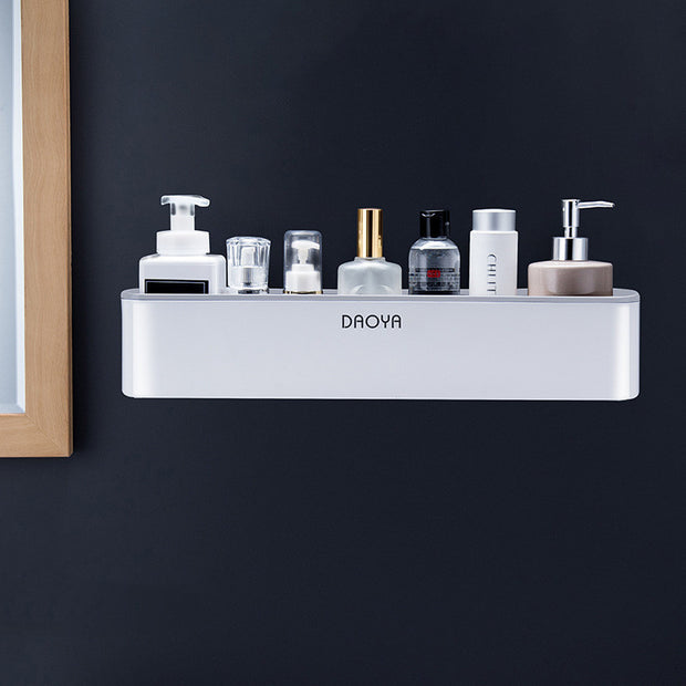 Wall-Mounted Bathroom Shelf – Space-Saving Storage Rack for Toiletries, Towels & Décor