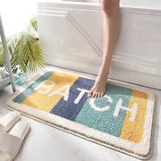 Bathroom Absorbent Non-Slip Floor Mat – Quick-Dry Soft Bath Rug