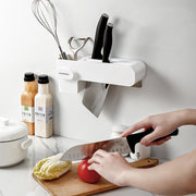 Premium Kitchen Knife Rack – Space-Saving Knife Holder & Organizer for Safe Kitchen Storage