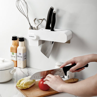 Premium Kitchen Knife Rack – Space-Saving Knife Holder & Organizer for Safe Kitchen Storage