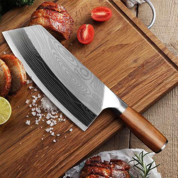 Premium Stainless Steel Kitchen Knife – Sharp Chef Knife for Home & Professional Cooking