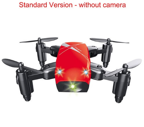 Micro Foldable RC Drone – 3D Quadcopter with Steering Wheel Remote, WiFi Camera & App Control