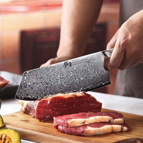 Premium Damascus Steel Kitchen Knife – Razor Sharp, Professional Chef’s Knife for Precision Cutting