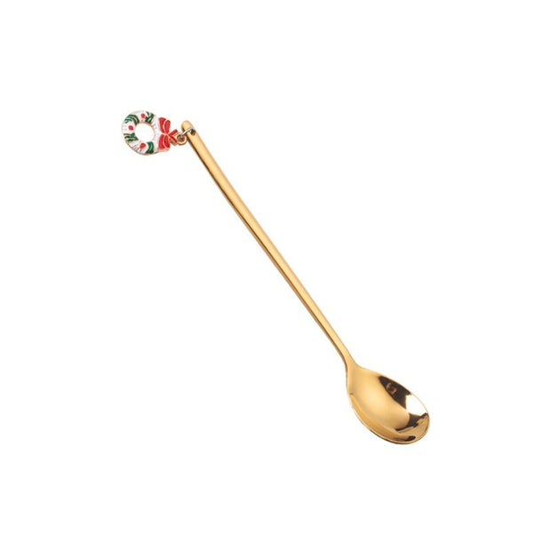 Kitchen Christmas Spoon – Holiday Cooking Utensil with Festive Design for Baking, Stirring & Serving