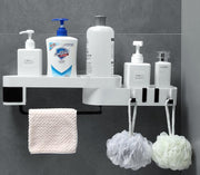Adjustable Bathroom Corner Shelf – Space-Saving Shower Organizer Rack for Toiletries & Accessories