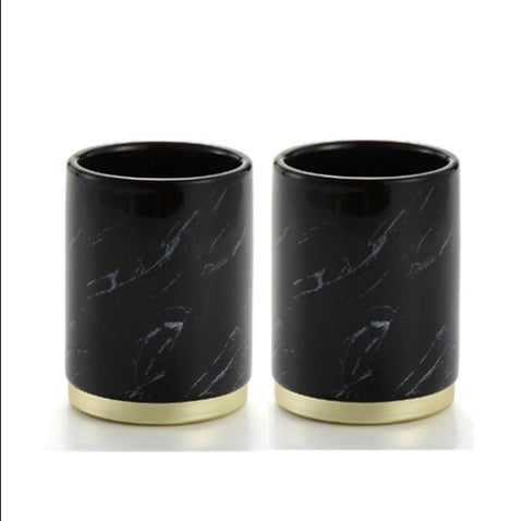 Luxury Ceramic Bathroom Accessories Set – High-End 5-Piece Bathroom Vanity Kit