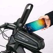 Waterproof Bicycle Handlebar Bag with Touch Screen – Mountain Bike Phone Holder & Riding Storage Equipment