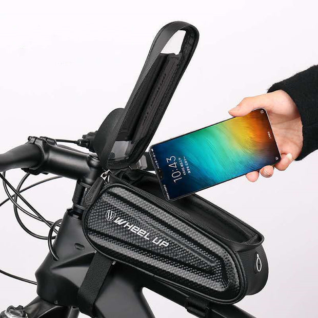 Waterproof Bicycle Handlebar Bag with Touch Screen – Mountain Bike Phone Holder & Riding Storage Equipment