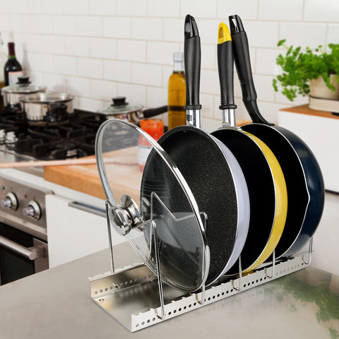 Kitchen Storage Rack – Multi-Layer Organizer Shelf for Countertops, Cabinets & Pantry