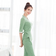 Autumn & Winter Beauty and Health Overalls – Warm, Professional Workwear for Spa, Salon, and Wellness