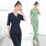 Autumn & Winter Beauty and Health Overalls – Warm, Professional Workwear for Spa, Salon, and Wellness
