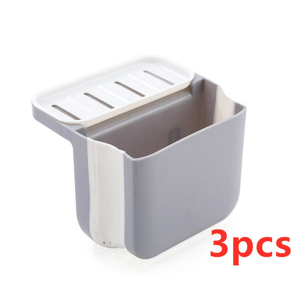Foldable Kitchen Drain Filter Shelf – Multi-Purpose Sink Drain Basket for Washing & Storage