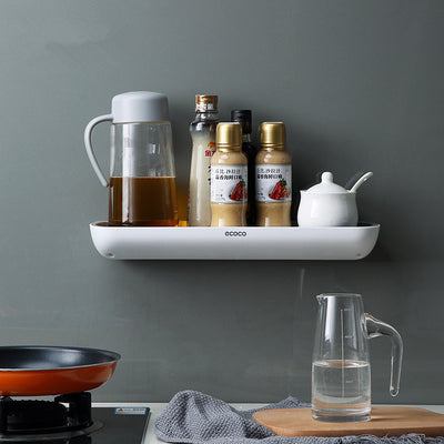 Wall-Mounted Bathroom Storage Rack – Multi-Functional Kitchen & Bathroom Organizer Shelf