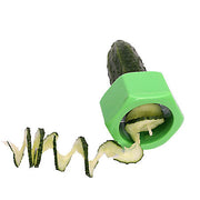 Spiral Knife Vegetable Cutter – Kitchen Gadget for Cucumber, Zucchini & Fruit Slicing