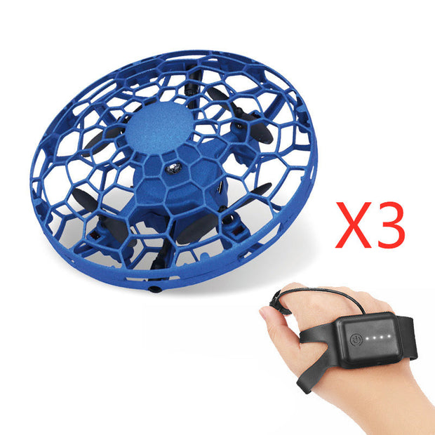 Flying Mini UFO RC Drone – Infrared Induction Helicopter Toy with Gesture Control