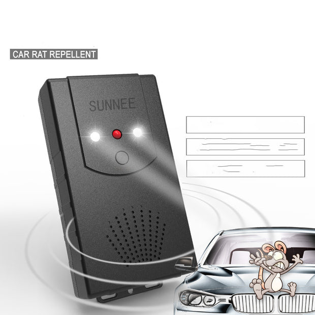 Ultrasonic Car Mouse Repeller – Microwave Electronic Rodent Deterrent Device for Vehicles & Garages