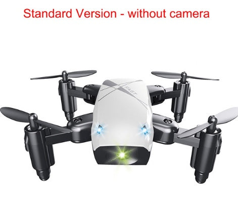 Micro Foldable RC Drone – 3D Quadcopter with Steering Wheel Remote, WiFi Camera & App Control
