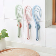 Flexible PVC Suction Cup Kitchen Tool Holder – Wall-Mounted Rice Spoon & Utensil Storage | Household Gadgets