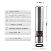Stainless Steel Electric Grinder – Powerful Kitchen Tool for Spices, Coffee Beans, Nuts & Herbs