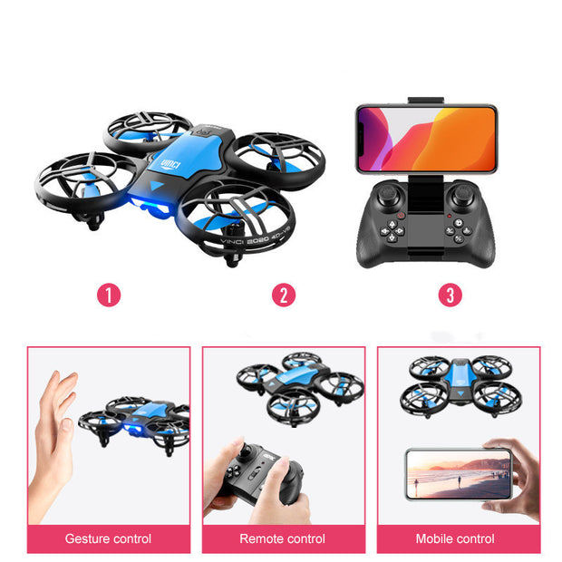 V8 Mini RC Drone – 2.4G 4CH Quadcopter with Gesture Sensing, WiFi FPV & HD Camera
