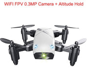Micro Foldable RC Drone – 3D Quadcopter with Steering Wheel Remote, WiFi Camera & App Control