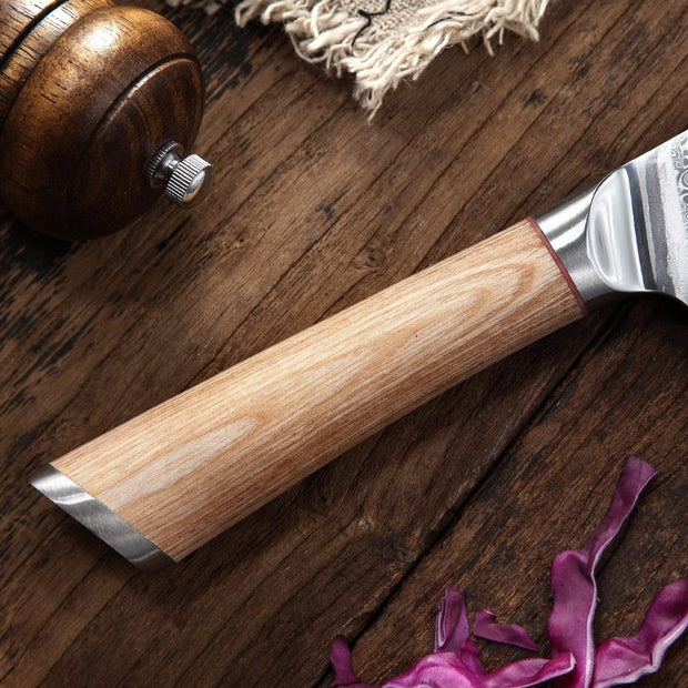 Premium Damascus Steel Kitchen Knife – Razor Sharp, Professional Chef’s Knife for Precision Cutting