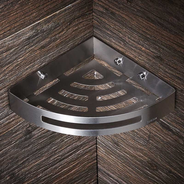 Premium Bathroom Corner Shelf – Space-Saving Wall-Mounted Storage Rack for Shower & Toiletries