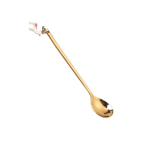 Kitchen Christmas Spoon – Holiday Cooking Utensil with Festive Design for Baking, Stirring & Serving