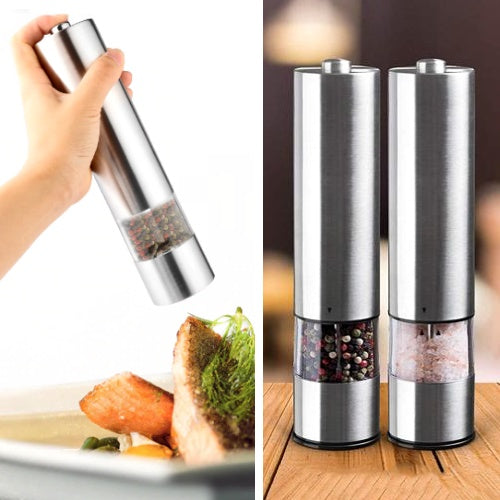 Stainless Steel Electric Grinder – Powerful Kitchen Tool for Spices, Coffee Beans, Nuts & Herbs