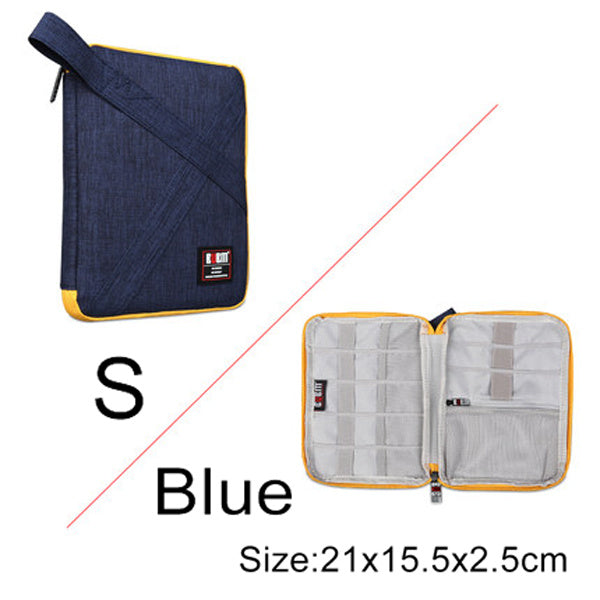 BUBM Travel Universal Electronics Accessories Organizer – Cable, Charger & Gadget Storage Bag Compatible with Apple iPad, USB & Phone Accessories