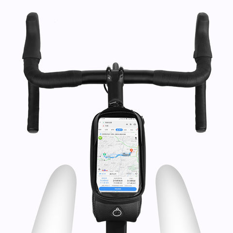 Waterproof Bicycle Handlebar Bag with Touch Screen – Mountain Bike Phone Holder & Riding Storage Equipment