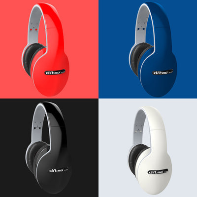 Wireless Gaming Headset with Sports Headphones – Over-Ear Bluetooth Stereo Headphones with Noise-Cancelling Mic for PC, Console & Mobile