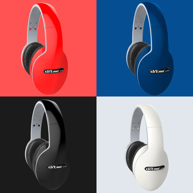 Wireless Gaming Headset with Sports Headphones – Over-Ear Bluetooth Stereo Headphones with Noise-Cancelling Mic for PC, Console & Mobile