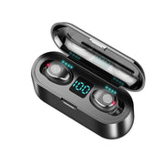 Waterproof Sports Bluetooth Wireless Headphones – Sweatproof In-Ear Earbuds with HD Stereo Sound & Noise-Cancelling Mic for Running, Gym & Outdoor Workouts