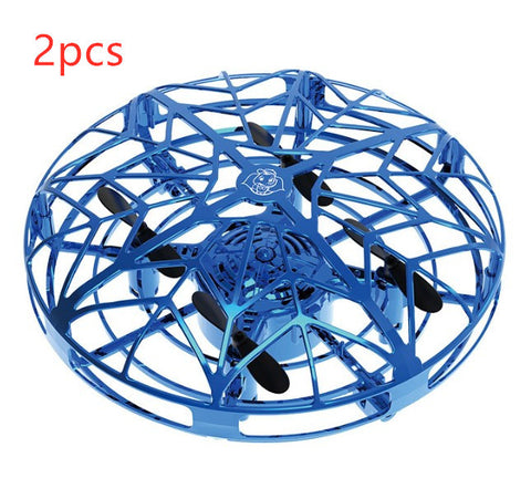 Flying Mini UFO RC Drone – Infrared Induction Helicopter Toy with Gesture Control