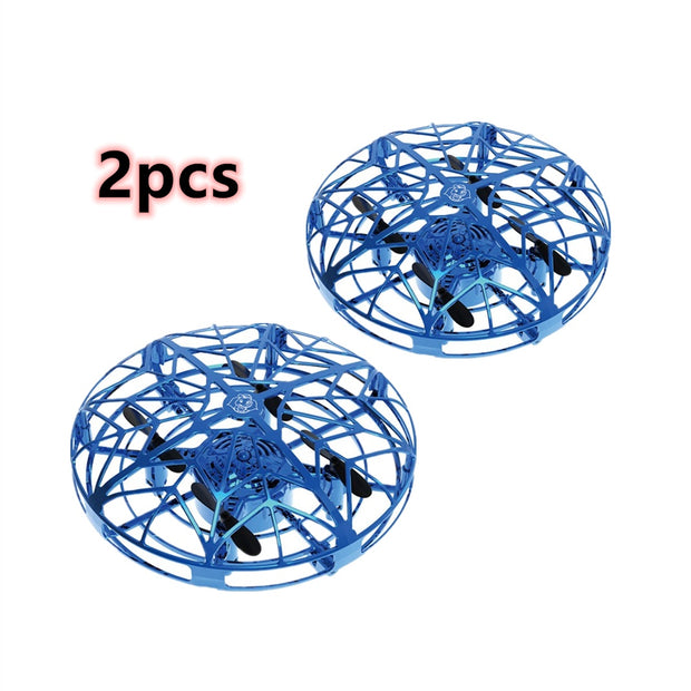 Flying Mini UFO RC Drone – Infrared Induction Helicopter Toy with Gesture Control