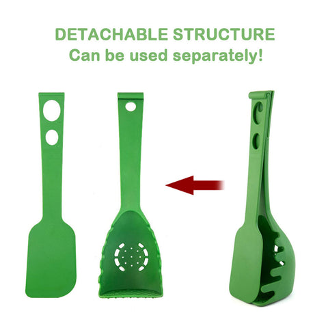Multifunction Kitchen Spoon – Heat-Resistant Cooking Spoon with Strainer & Measuring Features
