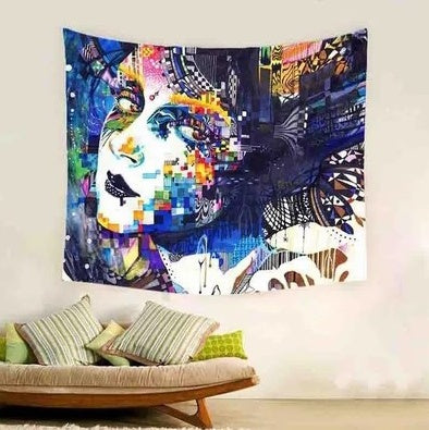 Home Decor Tapestry Tarpaulin – Versatile Wall Hanging & Background Cloth for Bedroom, Living Room, or Dorm