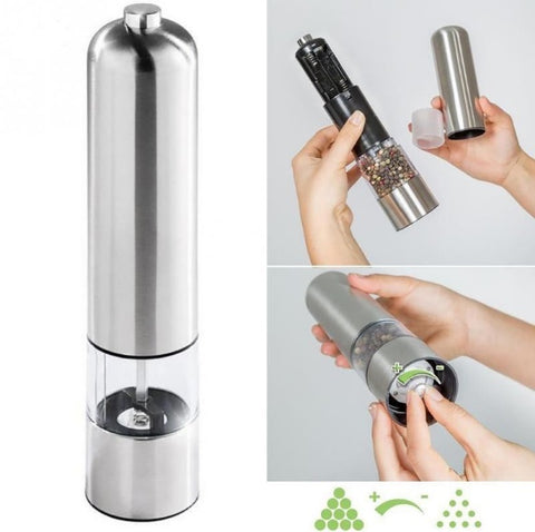 Stainless Steel Electric Grinder – Powerful Kitchen Tool for Spices, Coffee Beans, Nuts & Herbs