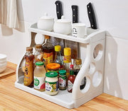 Multi-Layer Kitchen Storage Shelf – Space-Saving Organizer Rack for Kitchen Supplies & Countertop Essentials