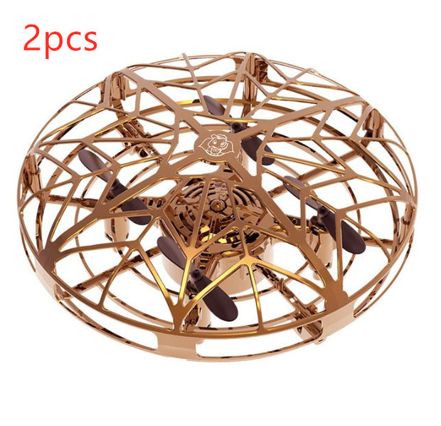Flying Mini UFO RC Drone – Infrared Induction Helicopter Toy with Gesture Control